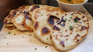 Homemade Naan Bread Recipe Ready in Minutes  No Knead  No Yeast  Simple And Easy [upl. by Yhtuv635]