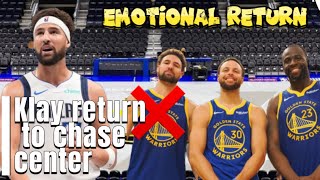 Klay Thompson Return Will Be Emotional [upl. by Moia318]