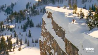 World Record Ski Jump  255 Foot Cliff [upl. by Colvert827]