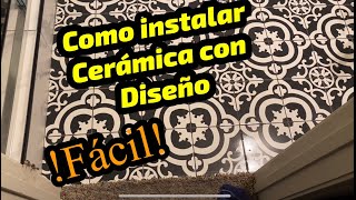 Cómo instalar cerámica y porcelanato en la cocina [upl. by Annil]