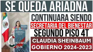 🔴📆 Claudia Sheinbaum 💥✨ DA NOTICIÓN 🚨 ARIADNA MONTIEL SE QUEDA 6 años MAS en Gobierno 20242030 [upl. by Mogerly]