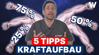 2575 mehr MUSKELAUFBAU Mehr Muskelmasse amp Muskelkraft Meine Top 5 Tipps für mehr Kraft amp Fitness [upl. by Yebba396]