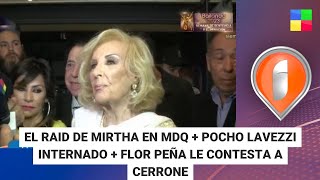 Mirtha en MDQ  Lavezzi internado  Flor Peña vs Cerrone Intrusos  Programa completo 080124 [upl. by Schulein]