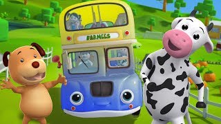 Las ruedas del autobús  canciones infantiles en español  Wheels on The Bus  Farmees Español [upl. by Nnairak700]