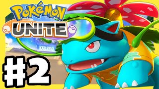 Pokemon Unite  Gameplay Walkthrough Part 2 Venasaur Boom Bastic Solar Beam [upl. by Oilasor193]