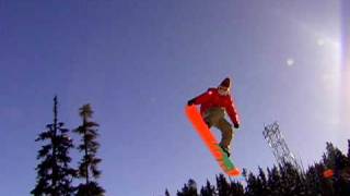 How to Backside 360 on a Snowboard  Backside 360 Trick Tip [upl. by Notsua709]