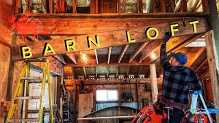 New Series Finishing the Pole Barn Ep 1 Loft Posts Beams amp Joists [upl. by Othella]