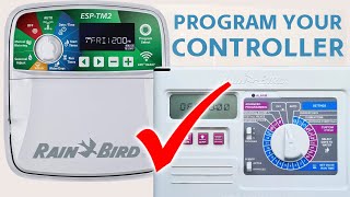 Irrigation Controller Programming  Rainbird TM2 ME3 ESP Modular ESPTM [upl. by Ogawa255]