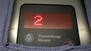 ThyssenKrupp Hydraulic Elevator at Office Building in ATL [upl. by Ardnola]