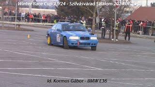 Id Kormos Gábor  BMW E36 Winter Race Cup 2324  Szilvásvárad Szlalom 20240114 [upl. by Auohs]