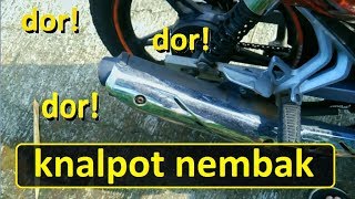 Analisa Penyebab Knalpot Motor Nembak Nembak [upl. by Scarface734]