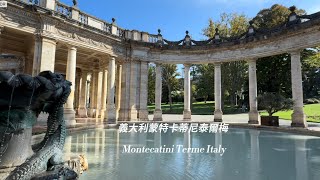 Montecatini Terme Tuscany Italy Walkingtour [upl. by Oberheim849]