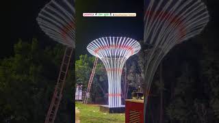 illumination tower in Prayagraj prayagraj prayagivlog allahabad trendingshorts ytshort shorts [upl. by Vitia]