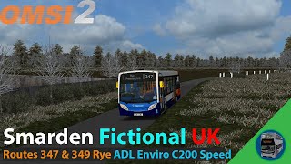 Omsi 2 ADL Enviro C200 No Speed Limiter Thrash  Smarden UK Map  routes 347 amp 349 Rye [upl. by Gregor]