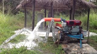 Prueba de bombeo Pozos con bomba de 50 litros por segundo [upl. by Onil769]