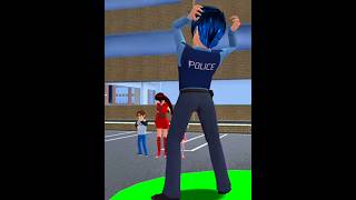 The power of Police man  sakura school story sakuraschoolsimulator [upl. by Seagrave]