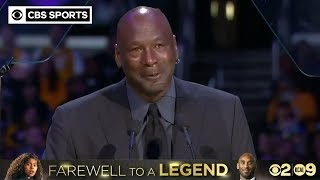 quotWhen Kobe Bryant died a piece of me diedquot  Michael Jordan  CBS Sports [upl. by Adnarrim192]