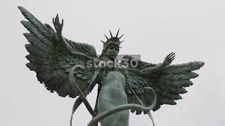 Caduceus Bronze Sculpture In Sedona Arizona USA [upl. by Binni]