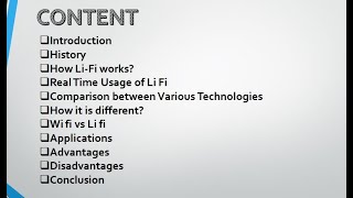 HindiUrduWhat is LiFi   Detailed explanation in Hindi Presentation  Seminar [upl. by Aiblis]