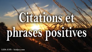 280  Citations et phrases positives [upl. by Ahsenaj]