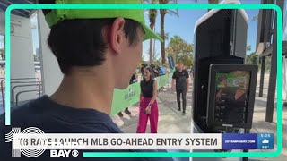 Tampa Bay Rays launch new MLB facial recognition entry system [upl. by Pik834]