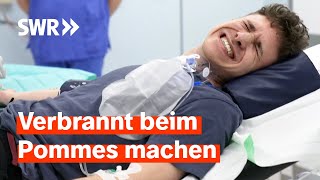 Schwere Verletzung durch brennendes Fett  Die Unfallklinik [upl. by Trebuh]