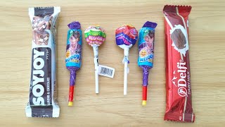 asmr satisfying video unpacking lollipops candy unboxing chocolate candy asmr unpacking lollipop [upl. by Alakim605]