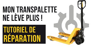 Mon transpalette ne lève plus  tuto de réparation  Manulevage [upl. by Idalla399]