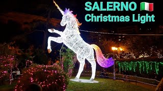 ✨️SALERNO✨️ 4K CHRISTMAS LIGHT WALKING TOUR walkingtour salerno italy [upl. by Latsyrc650]