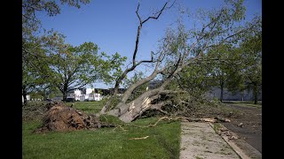 Michigan tornado inflicts damage upon Portage and Kalamazoo [upl. by Candyce]