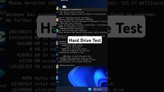 Test Your Hard Drive Health 🚀 shorts computerhardware harddrive wordprocessor reels [upl. by Ebert]