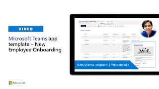 Introducing New Employee Onboarding  a Microsoft Teams app template [upl. by Zielsdorf909]