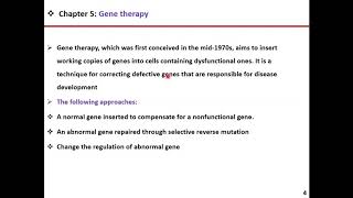 Cell biology  gene therapy شرح ال [upl. by Eerized]