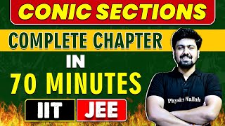 CONIC SECTIONS in 70 minutes  Complete Chapter for JEE MainAdvanced [upl. by Rimat]