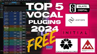 BEST Rap Vocal Plugins 2024 ALL FREE How to Mix amp Master Rap Vocals [upl. by Sefton]