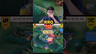 RRQ VS ONIC game 1🔥 mobilelegends mlbb mplids14 mpl rrq rrqkingdom onic sonic shorts [upl. by Ardis]