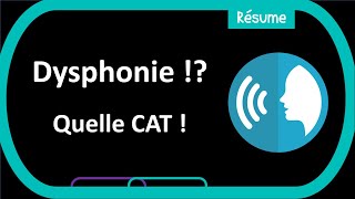 Dysphonie  tout savoir 🔍 sur ce trouble de la voix 🧐  Résumé  ORL [upl. by Shea]