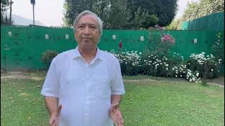 CPIM CC Member MY Tarigami on the amendments to the JampK Reorganisation Act [upl. by Ahseim]