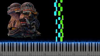 Merry Go Round Life Howls Moving Castle Theme Piano Tutorial [upl. by Lowry]