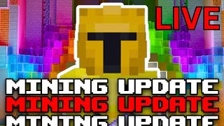 🔴 MINING UPDATE NO WAY MINING BUFFS  Hypixel Skyblock [upl. by Hendrick]