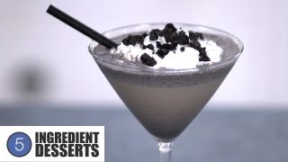 Cookies and Cream Cocktail  5 Ingredient Desserts [upl. by Adyeren]