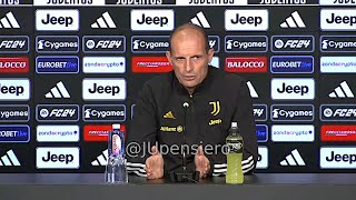 Conferenza stampa ALLEGRI pre VeronaJuve quotSe mi piacerebbe affrontare Antonio Conte I dettagliquot [upl. by Tak]