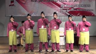 IZDAN  Johan Festival Nasyid Sekolahsekolah peringkat kebangsaan 2012 [upl. by Ahsotal]