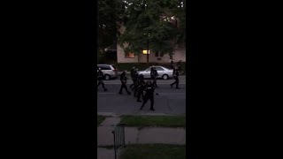 Shocking video shows cops enforcing Tim Walz’s curfew by shooting paintballs at residents [upl. by Annovad303]