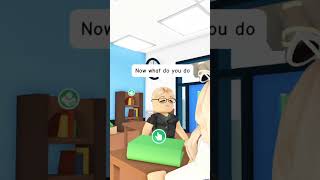 When you UNOREVERSE your teacher…😂😂 adoptme roblox robloxshorts [upl. by Damalis]