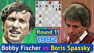 Bobby Fischer vs Boris Spassky 11th Rd 1992  Brilliant Game of Bobby Fischer  bobbyfischer [upl. by Henebry]