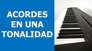 Las Tonalidades Musicales Qué acordes hay en una tonalidad y como encontrarlos [upl. by Dhar]