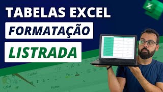 Tabelas no Excel Formatação Listrada e Funcionalidades Avançadas [upl. by Ettennod]