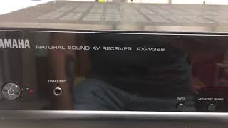 Yamaha RXV385 Stereo Receiver [upl. by Nesyaj]