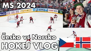 MS HOKEJ 2024 Praha VLOG Česko vs Norsko  2024 IIHF Ice Hockey World Championship CZE  NOR [upl. by Swithbart]